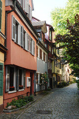 Fototapeta na wymiar Old town in Esslingen am Neckar, Baden Wuerttemberg, Germany 