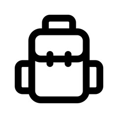 Obraz premium backpack line icon