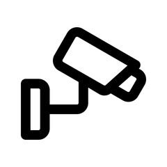 cctv camera line icon