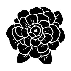 Hand drawn simple flower illustration