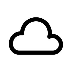 cloud line icon