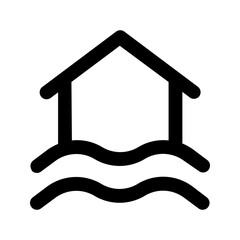 flood line icon