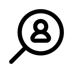 recruitment line icon