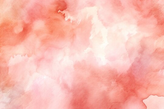 Coral watercolor abstract background © Lenhard