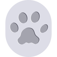 Cat Paw Footprint