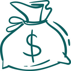 Hand Drawn Doodle Bank