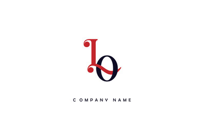 LO, OL, L, O Abstract Letters Logo Monogram