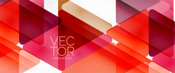 Fototapeta premium Abstract background. Color transparent triangles in mosaic style with shadow lines. Design for website headers, social media posts, digital art displays, presentations, branding elements, wallpapers