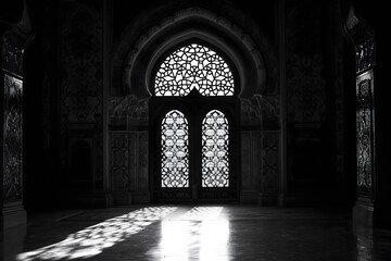 Fototapeta premium ramadan Kareem, Ramadan crescent moon, Eid Mubarak Islamic festival social media banner and Eid Mubarak Post Template, islam 