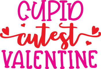 Cupid Cutest Valentine PNG