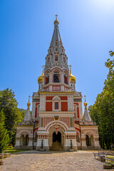 Fototapeta na wymiar Shipka Memorial Church. Shipka, Bulgaria, Southeast Europe.