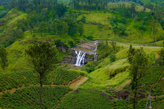 St. Clair's Falls is one of the widest waterfalls in Sri Lanka