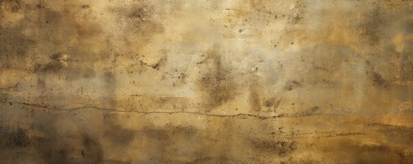 Fototapeta na wymiar Brass background on cement floor texture