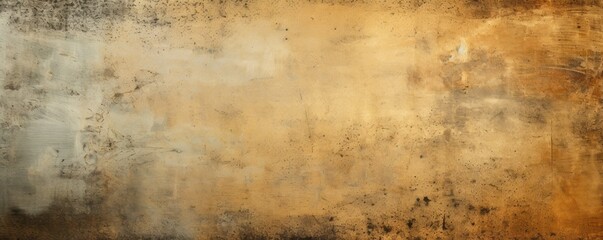 Fototapeta na wymiar Brass background on cement floor texture