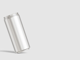 3D Illustration. Soda can isolated.