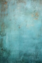 Aqua Blue background on cement floor texture