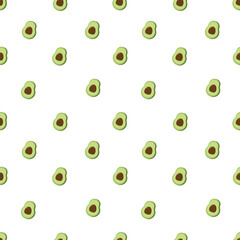 Avocado seamless pattern