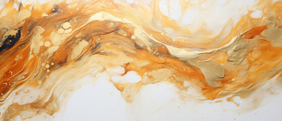 Luxury golden marble texture Marble ink abstract