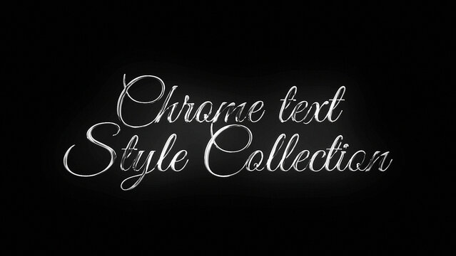 Chrome Text Style Collection