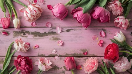 Beautiful flowers. Valentine's Day. Romantic background with flowers for birthday, wedding. Spring background with flowers