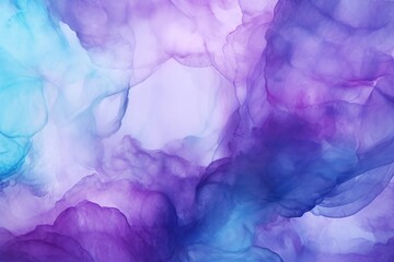 Fototapeta na wymiar Abstract watercolor paint background by dark cyan and medium orchid with liquid fluid texture for background, banner 
