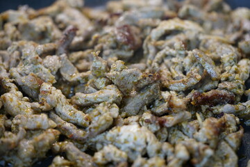 Gyros gebratenes Fleisch Schweinefleisch