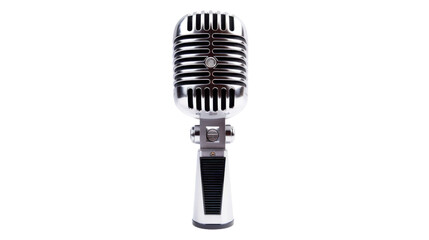 Fototapeta na wymiar Professional studio microphone isolated on the white background