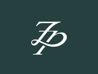 ZP modern, classic and mature monogram. The unique serif font makes the logo look attractive and trendy. Perfect for fashion, personal brand, retail, law firm, business consulting, etc.