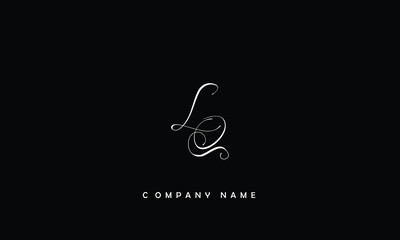 LQ, QL, L, Q Abstract Letters Logo Monogram
