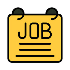 Interview Job Meeting Filled Outline Icon