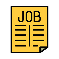 Applying Job Work Filled Outline Icon