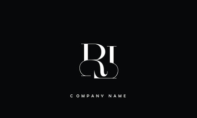 LR, RL, L, R Abstract Letters Logo Monogram