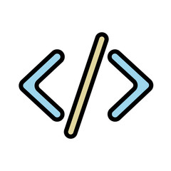 Obraz premium Basic Interface Menu Filled Outline Icon