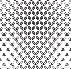 Seamless geometric pattern in arabic style
