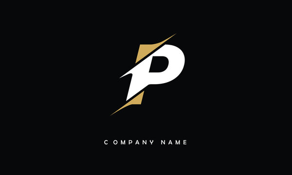 P, P Alphabet Letter Logo Monogram