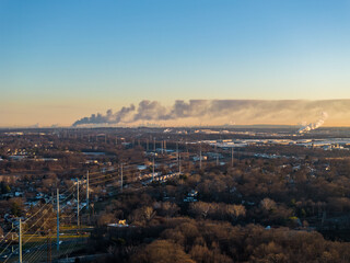 Industrial pollution near New York City