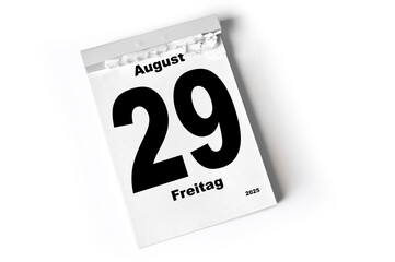 29 . August 2025