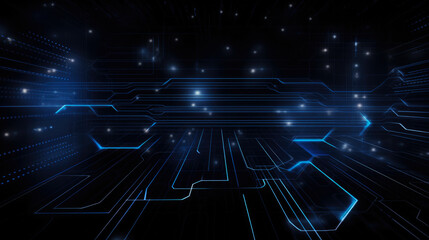 Abstract technology background. TechSpace Connect, Futuristic Digital Network