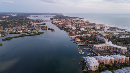 Fototapeta premium EPIC Sunset in Siesta Keys Beach FLorida 
