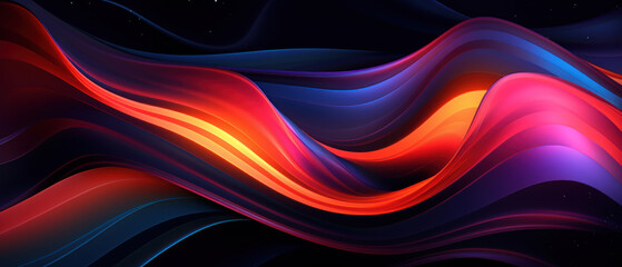 Glowing patterns and vibrant colors create a modern digital wallpaper.