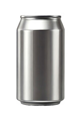 Blank soda can isolated on PNG background 