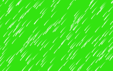 rainy background with white lines on green background