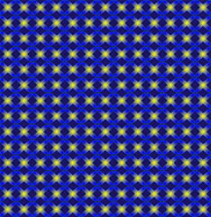 Obraz premium Vector seamless texture in the form of a floral pattern on a blue background