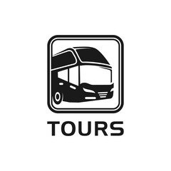 Buss icon logo design
