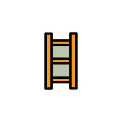 Stair Work Tools Filled Outline Icon