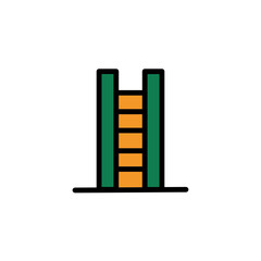 Stair Work Tools Filled Outline Icon