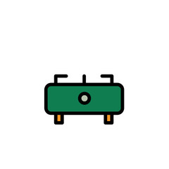 Stove Cook Tool Filled Outline Icon