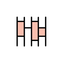 Timber Work Tools Filled Outline Icon