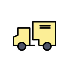 Truck Work Tools Filled Outline Icon