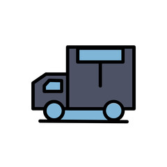 Truck Work Tools Filled Outline Icon